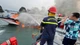 Tàu du lịch 132 chỗ ngồi bốc cháy dữ dội ở Quảng Ninh
