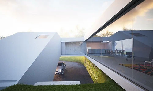 Ngôi nhà nằm trên dốc khiến ai nhìn thấy cũng phải trầm trồ