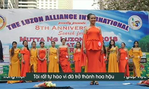 Video: Hành trình đến với vương miện hoa hậu của cô gái giúp việc Philippines