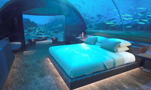 Phòng khách sạn dưới đáy biển giá 50.000 USD/đêm