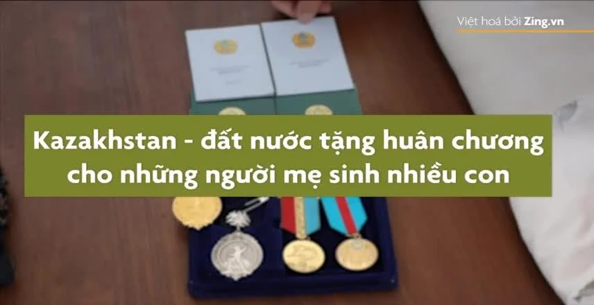 Video: Quốc gia tặng huân chương cho những người sinh nhiều con