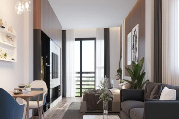 Căn hộ mini 40m2 có cách sắp xếp thông minh