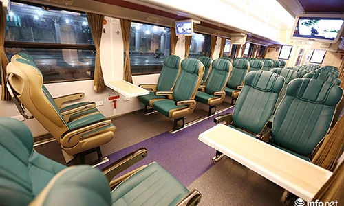 Sáu đoàn tàu hỏa "sang như máy bay", bắt đầu chạy từ ngày 10/1