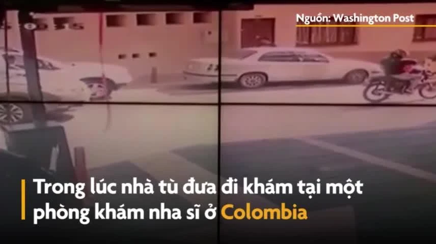 Video: Nữ chính trị gia đu dây vượt ngục như trong phim