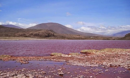 Giải mã bí ẩn hồ nước có màu đỏ như máu ở Chile