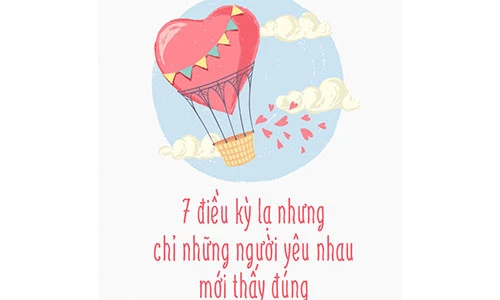 7 điều kỳ lạ nhưng chỉ những người yêu nhau mới thấy đúng