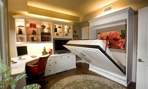 Bất ngờ phòng nhỏ đa năng nhờ nội thất thông minh