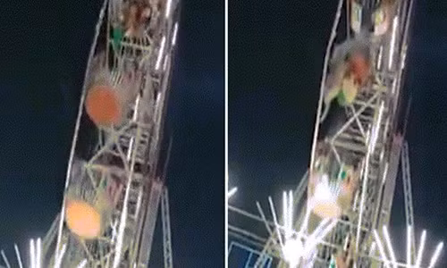 Video: Cabin đu quay văng xuống đất, bé gái 10 tuổi tử vong