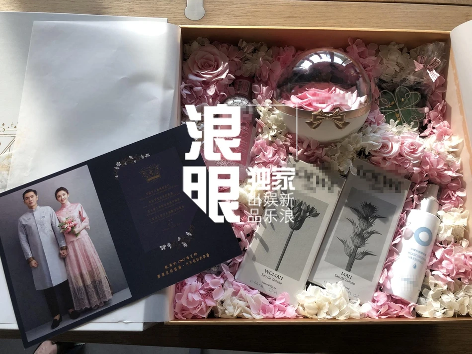 Hé lộ ảnh cưới của cặp đôi Đường Nghệ Hân và Trương Nhược Quân