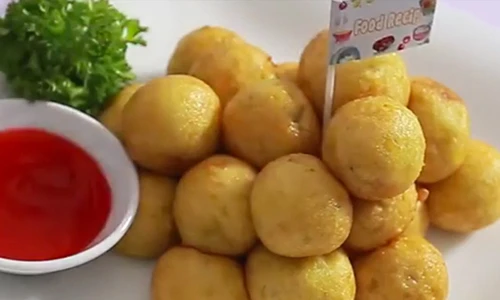 Video: Mùa đông, làm khoai lang viên chiên siêu xinh lại ngon "quên sầu"