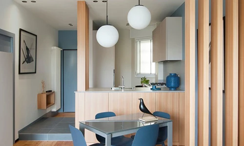 Căn hộ trang trí bằng màu pastel hiện đại