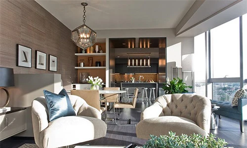 Đèn thả trần - xu hướng nội thất phòng khách năm 2019