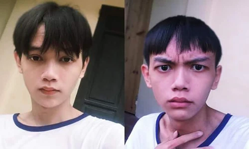 Ngỡ ngàng hình ảnh trước và sau cắt tóc của dân mạng
