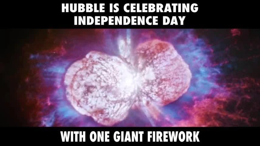Video: NASA công bố hình ảnh Eta Carinae nhân kỷ niệm Quốc khánh 4/7