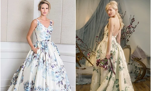 Mê mẩn những chiếc váy cưới hoa, cô dâu nào nhìn thấy cũng phải mê!