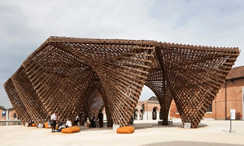 Thích thú với công trình tre Việt Nam ở triển lãm Kiến trúc tại Ý