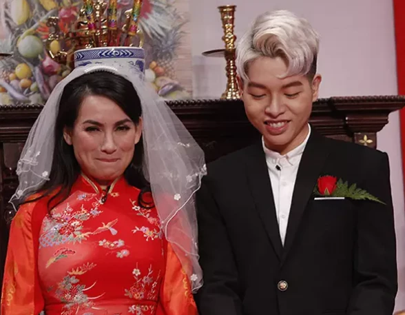 Lần duy nhất Phi Nhung mặc váy cưới, chú rể lại kém 24 tuổi