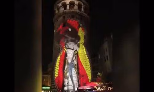 Video: Rùng mình hiệu ứng 3D tại Tháp Galata ở Istanbul, Thổ Nhĩ Kỳ