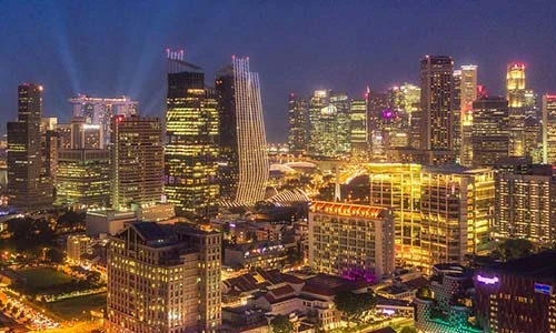 Quy hoạch của Singapore nhìn từ trên cao