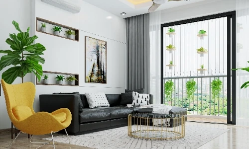 Căn hộ được lấy cảm hứng từ cảnh mùa Đông Bắc Âu thơ mộng