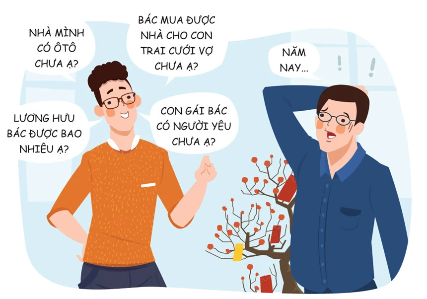 Video: Đối phó thế nào khi bị hỏi 'lương bao nhiêu' hay 'khi nào cưới'?