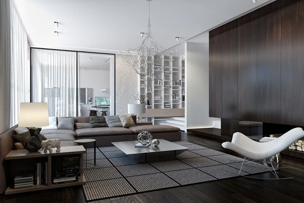 Ngôi nhà sử dụng nội thất hình học cực độc đáo