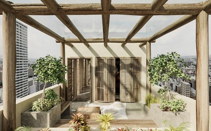 Luồng gió tươi mới của ngôi nhà phong cách Rustic giữa đô thị ồn ào