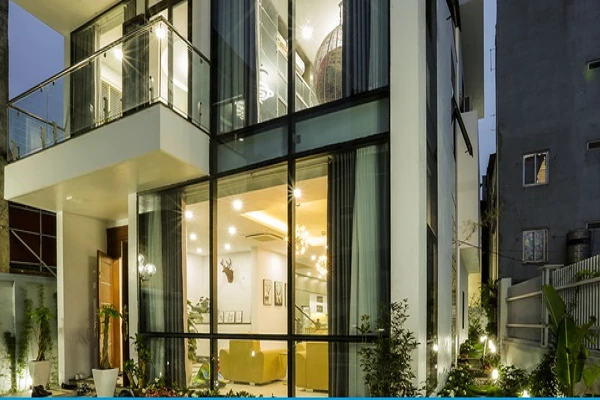 Căn biệt thự với 2 mảnh sân vườn ở Hà Nội