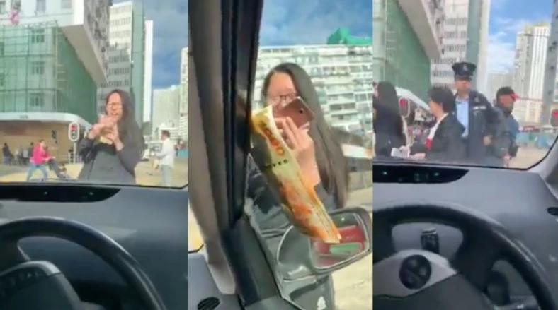 Video: Cô gái Hong Kong bị cảnh sát bắt vì... làm việc tốt