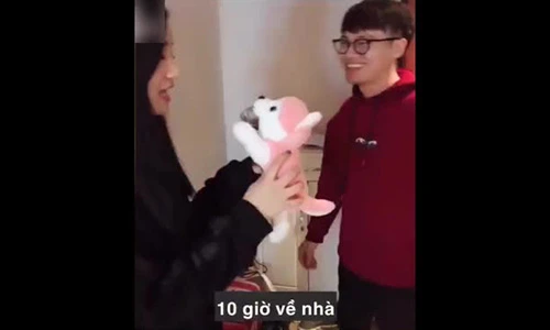 Video: Lời nhắn nhủ "nhẹ nhàng" của cô vợ mỗi lần chồng ra khỏi nhà