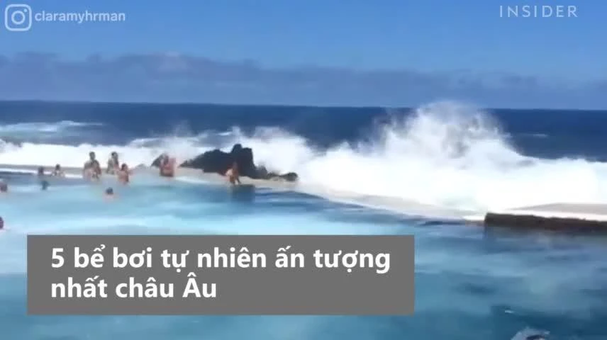 Video: Tránh nóng với 5 bể bơi tự nhiên ấn tượng nhất châu Âu