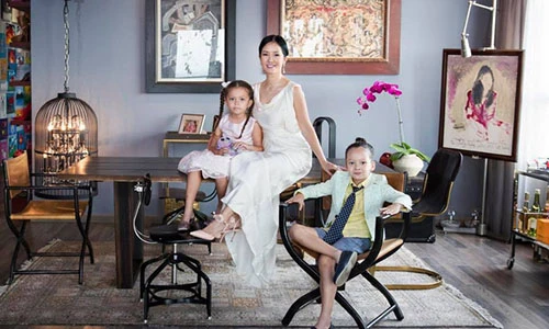 Chốn đi về của 3 mẹ con diva Hồng Nhung sau khi ly hôn với chồng Tây