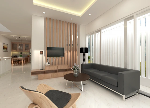 Nhà 4 tầng thiết kế sang trọng và thoáng mát với chi phí 1,2 tỉ