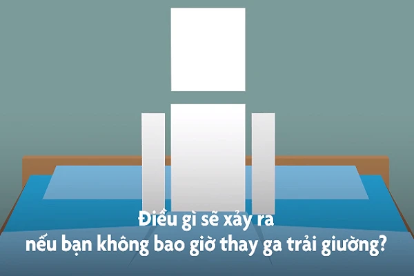 Video: Kinh hãi khám phá độ bẩn của ga giường khi lười giặt ủi