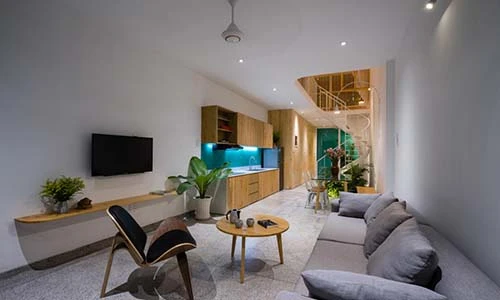 Căn nhà phố Sài Gòn với mặt tiền "mờ ảo" nhìn xuyên thấu