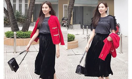 Tủ đồ hàng hiệu gây choáng của “cô gái thời tiết” VTV