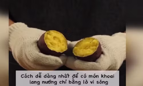 Video: Chiêu đơn giản để nướng khoai lang bằng lò vi sóng