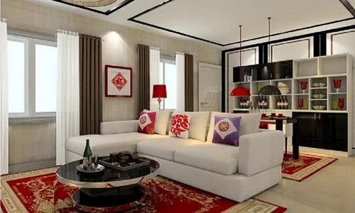 Mang may mắn vào nhà trong dịp năm mới nhờ sắc đỏ