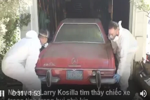 Video: lột xác như mới cho chiếc xe Mercedes-Benz phủ bụi 37 năm