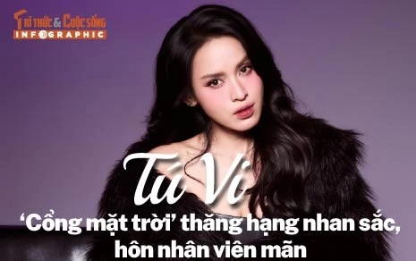 [INFOGRAPHIC] Tú Vi ‘Cổng mặt trời’ thăng hạng nhan sắc, hôn nhân viên mãn