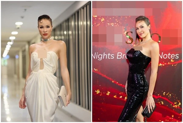 Phương Mai làm MC song ngữ, sắc vóc gây mê