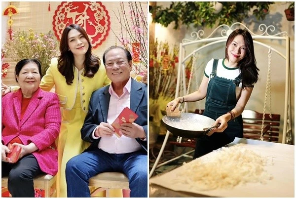 Hiếm khi chạy show Tết, Mỹ Tâm tận hưởng kỳ nghỉ bình yên bên gia đình