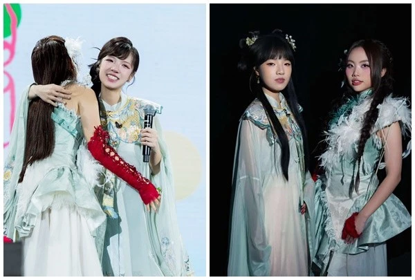 Ca sĩ Khả Lâu dành lời cảm ơn đặc biệt cho Phương Mỹ Chi