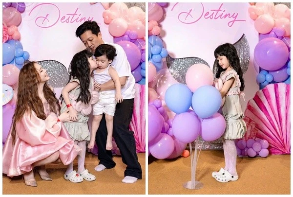 Nhã Phương khoe con gái xinh như công chúa trong tiệc sinh nhật