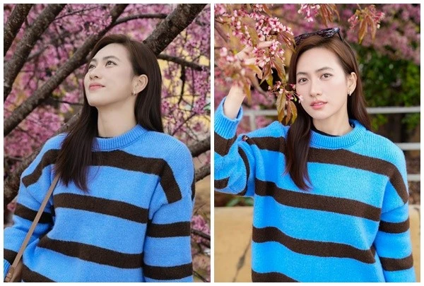 Rung động trước nhan sắc 'đẹp hơn hoa' của Phương Anh Đào