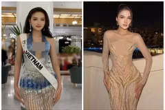 Á hậu Thu Ngân đẹp ngọt ngào ở Miss Intercontinental