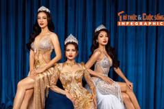 [INFOGRAPHIC] Top 3 Hoa hậu Hoàn vũ Việt Nam 2022 giờ ra sao?