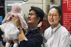 Ngô Thanh Vân - Huy Trần khoe khoảnh khắc bình yên bên con gái 