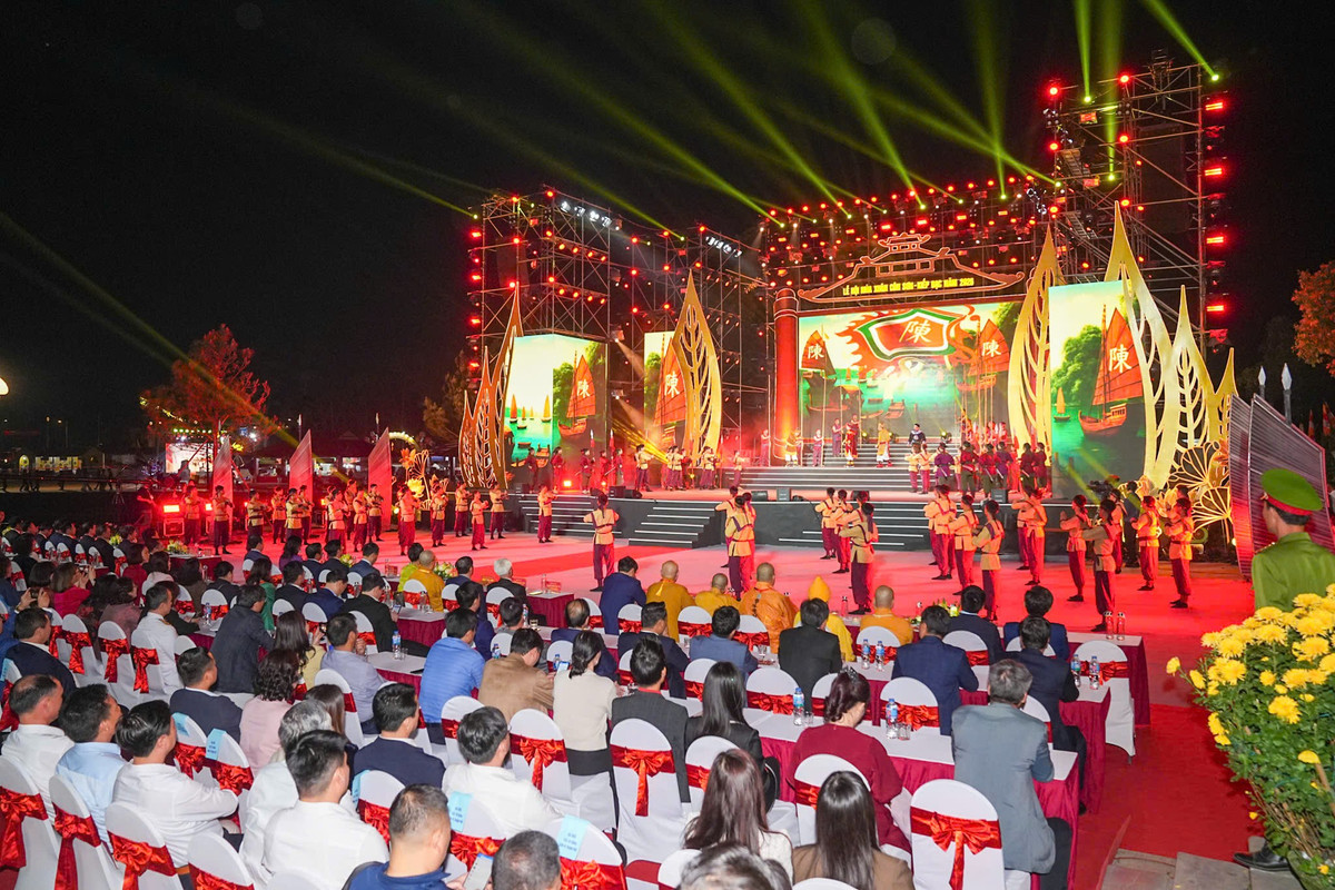 Quang cảnh Lễ tưởng niệm 692 năm ngày viên tịch của Đệ Tam Tổ Trúc Lâm Huyền Quang Tôn giả; khai hội mùa xuân Côn Sơn - Kiếp Bạc năm 2026