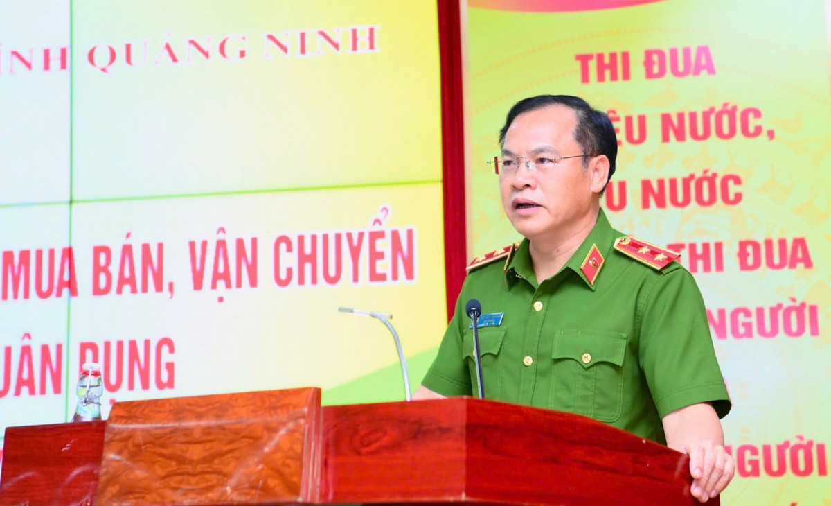 Trung tướng Nguyễn Văn Long, Thứ trưởng, Thủ trưởng Cơ quan Cảnh sát điều tra Bộ Công an phát biểu chỉ đạo tại Hội nghị 1.jpg